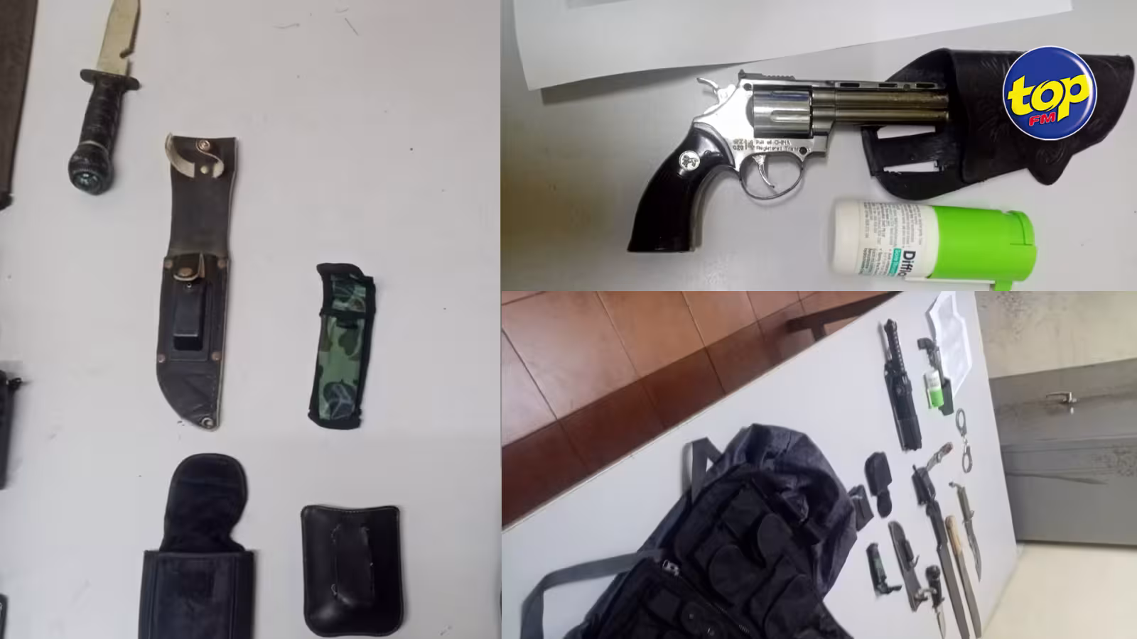 À Cite Vallijee : un homme arrêté pour possession d’un revolver et des sabres sans permis