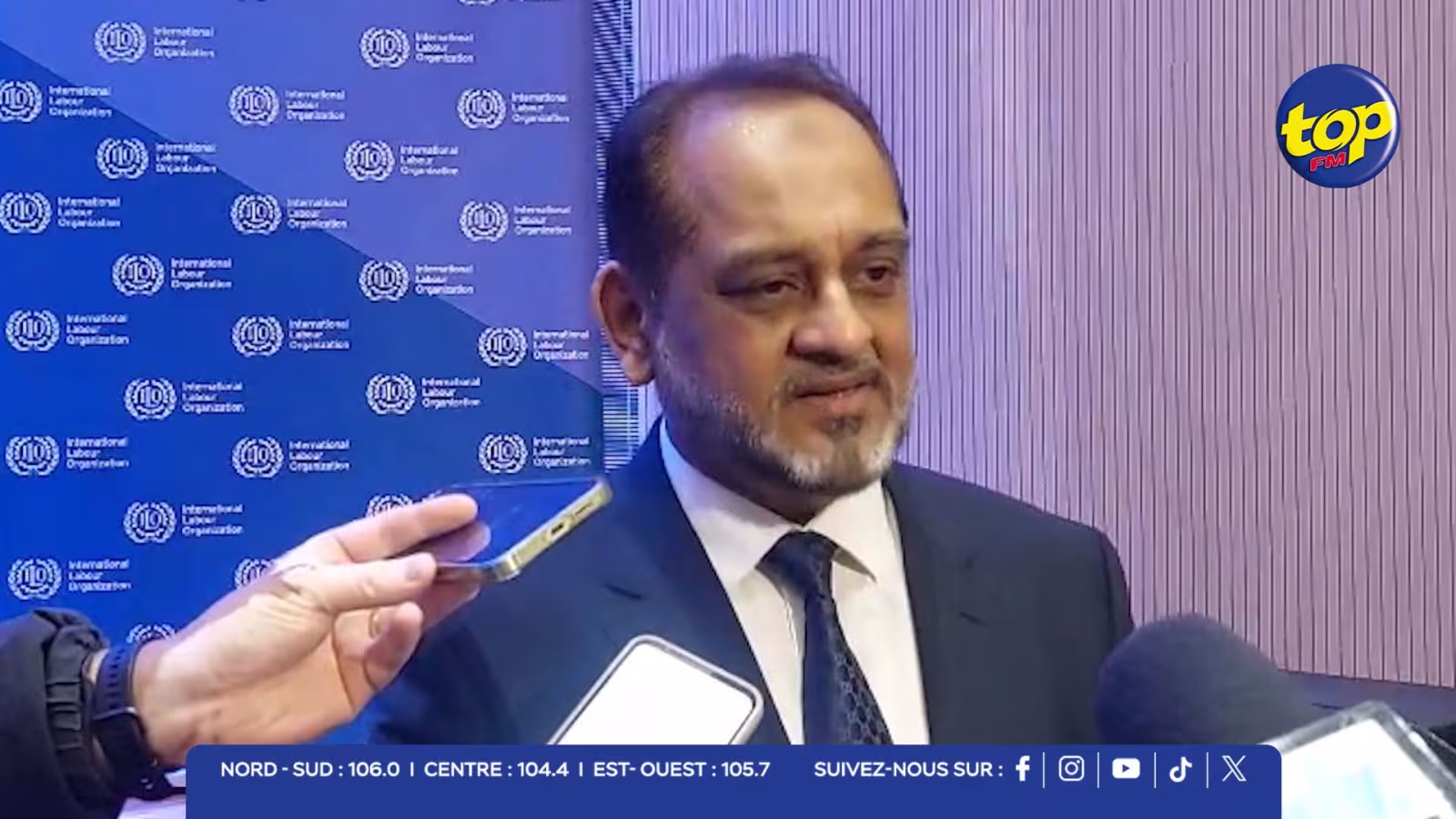 Assises du Travail : « Nous utiliserons ces assises comme une base pour poursuivre les consultations », souligne le ministre du Travail, Reza Uteem.