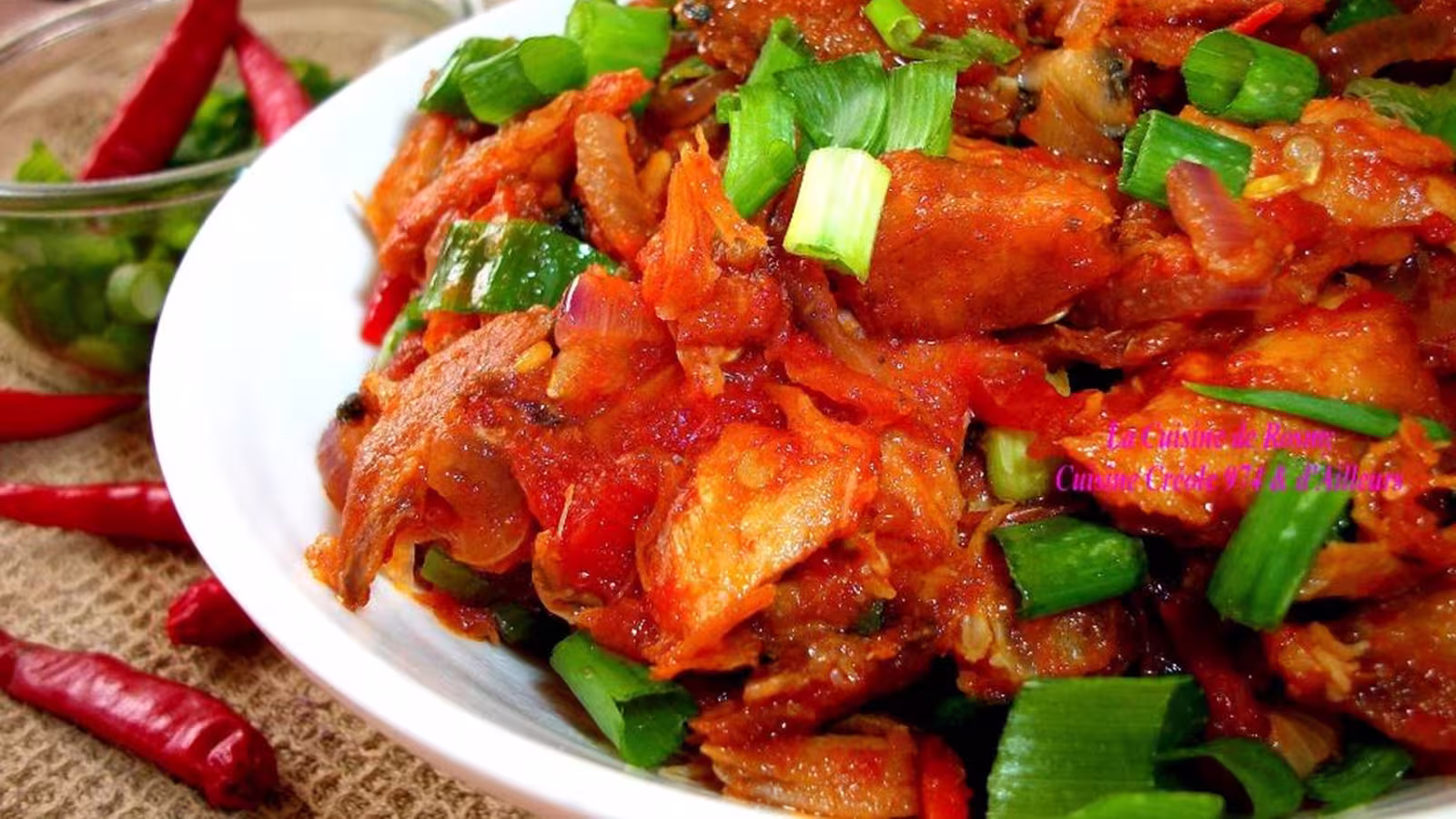 Recette : Rougaille poisson salé