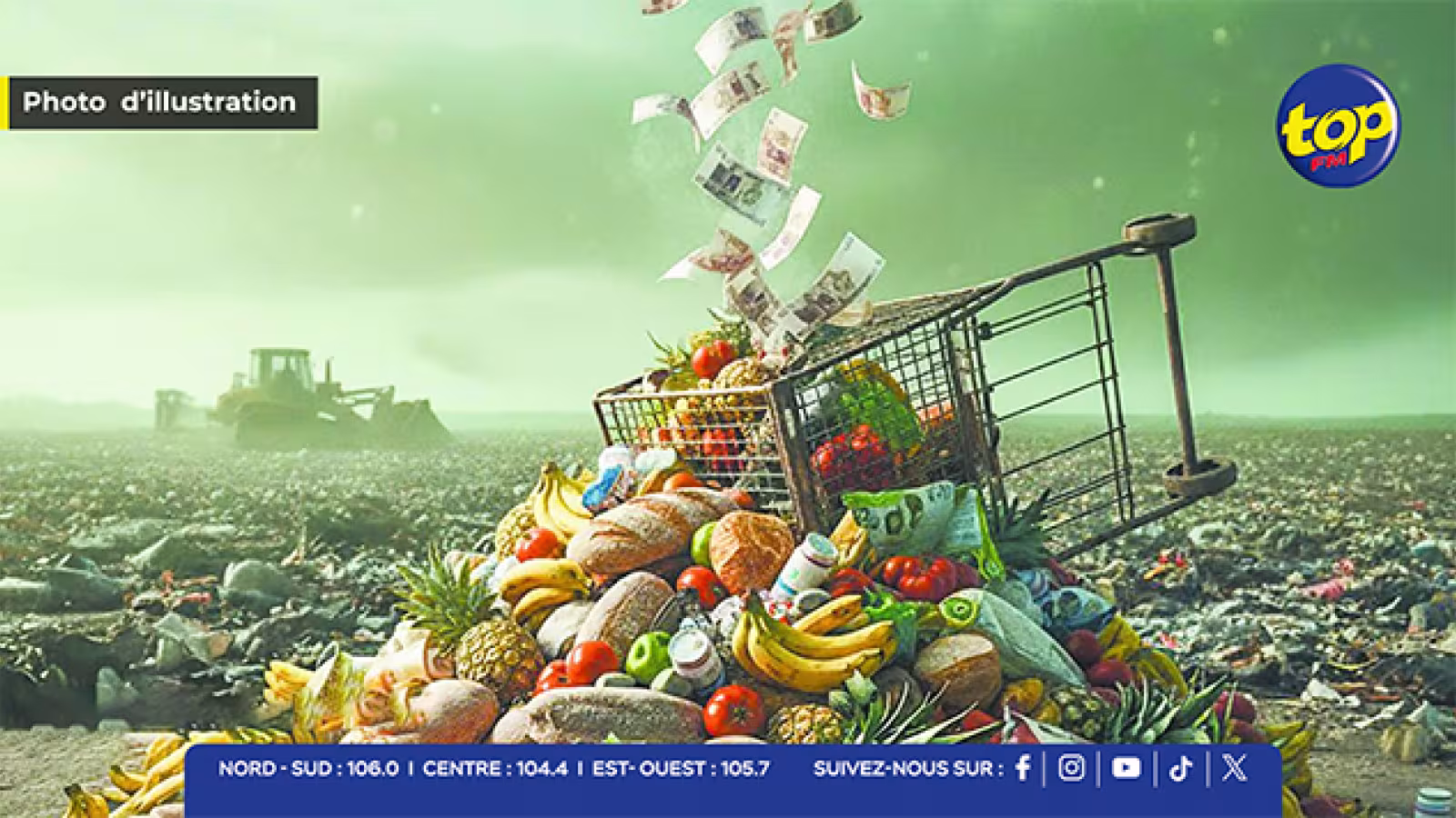 Gaspillage alimentaire : 279 kilos de nourriture jetés quotidiennement !