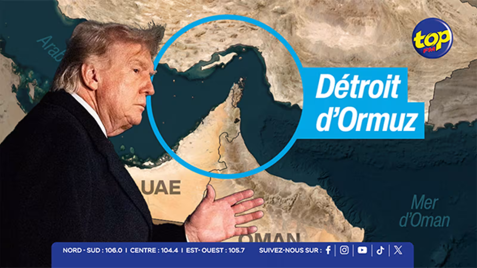 Détroit d’Ormuz sous tension : Donald Trump somme ses alliés d’agir face à la crise pétrolière