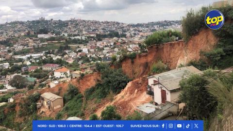 2 000 personnes face à un risque imminent d’éboulements à Antananarivo