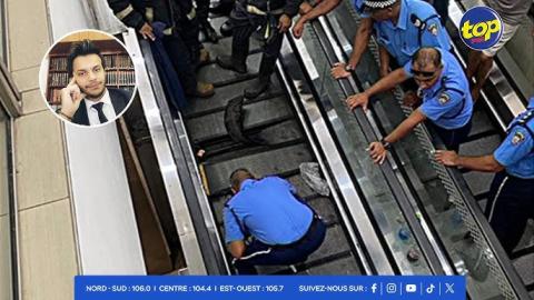 Incident d’escalator à Grand Baie La Croisette