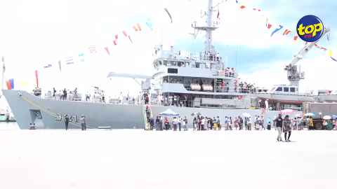 Le navire hydrographique de la marine indienne, INS Darshak a accueilli les Mauriciens hier : une visite qui a conquis