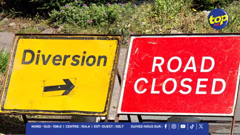 Fermeture temporaire de la route B34 à Flic-en-Flac : un projet en chantier pour améliorer la circulation