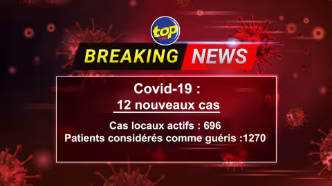 Covid-19 : 12 nouveaux cas enregistrés hier après-midi