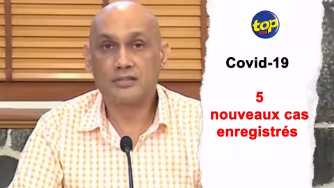 Covid-19 : cinq nouveaux cas enregistrés