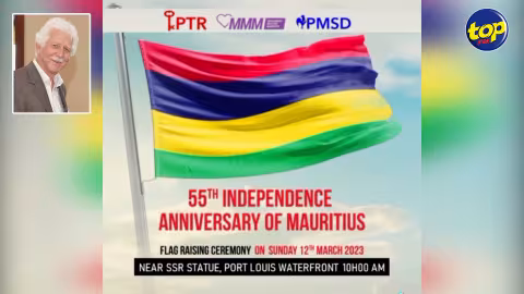 Célébrations pour marquer les  55 ans de l’indépendance du pays : « Gouvernement pas pe faire du tout ce qui bizin ;Le PTr, le MMM et le PMSD seront au Caudan pour une cérémonie de levée du drapeau , dans  un élan patriotique », indique Paul Bérenger
