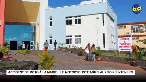 Accident de moto à La Marie :  le motocycliste admis aux soins intensifs