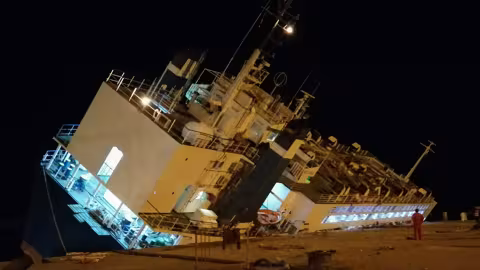 Au Port de East London, en Afrique du Sud : Une cargaison de bétail destinée à Maurice bloquée sur un navire inapte à prendre la mer