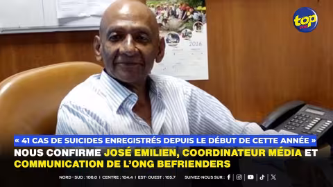 « 41 cas de suicides enregistrés depuis le début de cette année », nous confirme José Emilien, Coordinateur média et communication de l’ONG Befrienders