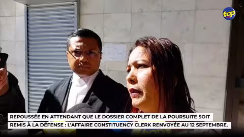 Repoussée en attendant que le dossier complet de la poursuite soit remis à la défense : l’affaire Constituency Clerk renvoyée au 12 septembre.