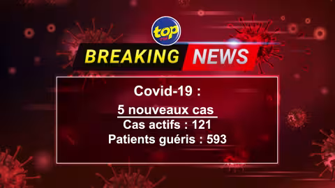 Covid-19 : cinq nouveaux cas positifs recensés