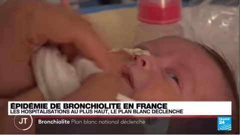 Épidémie de bronchiolite en France : admission record dans les hôpitaux