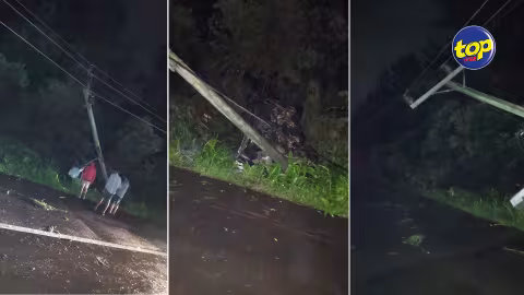 Accident : Une Porsche impliquée et deux pylônes du CEB déracinées