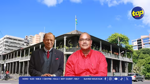 Conseil des ministres: Le premier ministre mauricien, le Dr. Navin Ramgoolam, premier Chef de gouvernement à rendre visite au Président Herminie lors de son premier jour en fonction. 