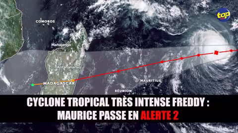 Cyclone tropical très intense Freddy : Maurice passe en alerte 2