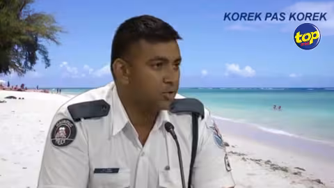 ‘Si une personne est en difficulté en mer, il ne faut surtout pas l’abandonnez’ dit le Constable Oomar Cader