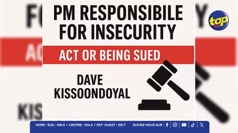 Alerte US sur Maurice : Dave Kissoondoyal met le Premier ministre face à ses responsabilités,… menace une action constitutionnelle