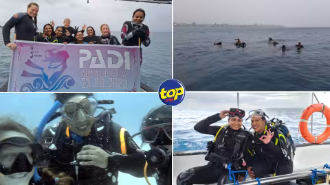 PADI Women’s Dive Day: sensibiliser les Mauriciennes à la plongée sous-marine