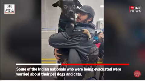 Ukraine : Les étudiants indiens refusent d’être évacués sans leurs chiens et chats