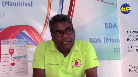 La banque de sang dans le rouge : « Nos donneurs vieillissent et les jeunes ne sont pas intéressés à donner leur sang », s’inquiète Dewanand Hossen, président de la Blood Donors’ Association