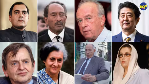 Dirigeants politiques assassinés au cours des 50 dernières années