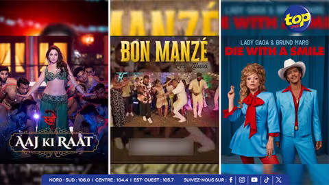 Disques de l’année : Aaj ki Raat, Bon Manzé et Die with a Smile meilleures chansons de l’année 2024 sur TopFm
