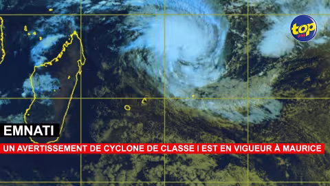 EMNATI s’approche davantage de Maurice : l’alerte 1 est en vigueur depuis 10h10 ce matin