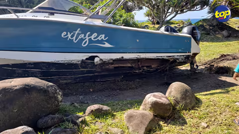 Le hors-bord Extasea échoué à Saint-André à La Réunion : Le propriétaire de l’embarcation est un Mauricien habitant Port-Louis