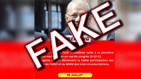 🚨 FAKE NEWS : des individus malveillants se servant du logo de TOPFM , propagent des fausses nouvelles au sujet de l’alliance PTr/PMSD/MMM.