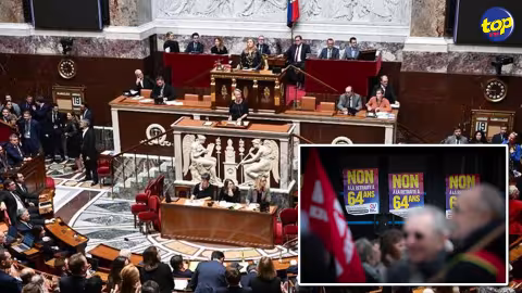 France :  La réforme des retraites face aux motions de censure :