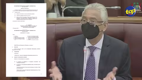 Au Parlement: l’Independent Broadcasting Authority (Amendment) Bill présenté en première lecture