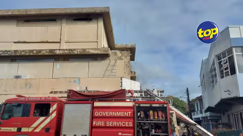 À Mahebourg : Incendie dans une succursale de J.Kalachand