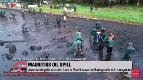 Marée noire : le Japon dépêche une équipe d’experts à Maurice