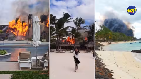 L’hôtel ravagé par un incendie : Aucun blessé à déplorer et la totalité des clients relogés dans les hôtels avoisinants, affirme la direction de LUX* Belle Mare