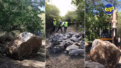 Projet de villa de luxe sur la montagne La Tourelle à Tamarin : Chute d’un rocher de plusieurs tonnes
