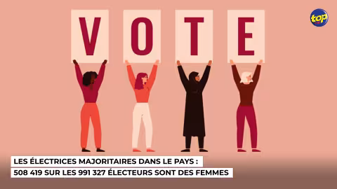Les électrices majoritaires dans le pays : 508 419 sur les 991 327 électeurs sont des femmes