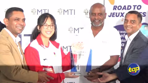 La MTI sponsorise Lisa Wong pour les jeux des îles 2023 : “Les jeunes d’aujourd’hui sont le futur ” lance Atish Seesaha, manager de la MTI