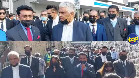 Marche pacifique des avocats suite aux incidents autour de la déportation du Slovaque Peter Uricek : « Se enn marche sinbolik, sa mesaz la li enn mesaz for ! » dit Yatin Varma