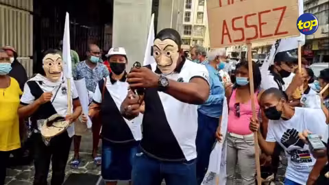 Port du masque obligatoire : Linion Pep Mauricien conteste cette mesure sanitaire et Bruneau Laurette met le feu à son masque