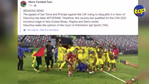 CAN 2023 : Maurice ne sera finalement pas de la partie