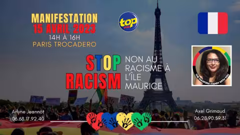 Manifestation de la diaspora mauricienne ce samedi à Paris : « L’objectif est de dire NON au racisme à Maurice, d’alerter l’opinion publique et d’envoyer un signal fort à l’international », soutient Arlyne Jeannot, l’initiatrice de ce rassemblement