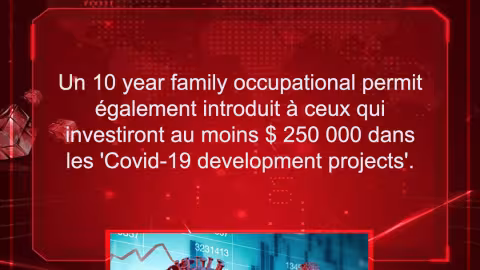 Budget 2021-2022 : Un 10 year family occupational permit également introduit à ceux qui investiront au moins $ 250 000 dans les ‘Covid-19 development projects’.