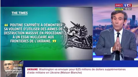 Poutine s’apprêterait à faire un essai nucléaire aux frontières de l’Ukraine