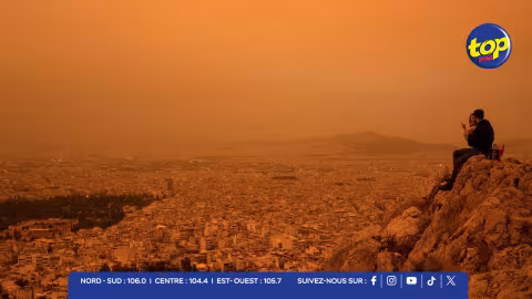 La Crète sous un ciel orange : une vague de poussière saharienne spectaculaire