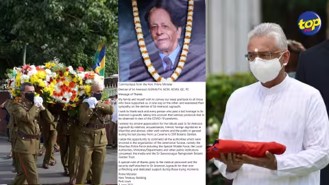 Funérailles de Sir Anerood Jugnauth : Pravind Jugnauth remercie la population pour son soutien