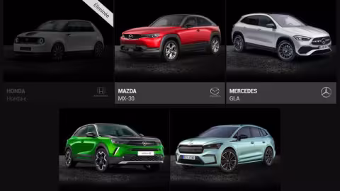 Plus belle voiture 2021: la Honda e éliminée, quatre candidates à départager