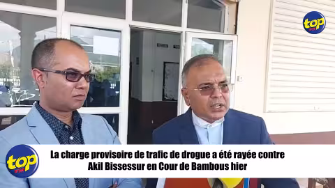 La charge provisoire de trafic de drogue a été rayée contre Akil Bissessur en Cour de Bambous hier : ‘‘Dès le début, j’étais confiante à 100% que mon fils ne fait pas ce genre de travail,’’ réagit sa mère