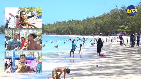 En ce samedi 2 janvier : un moment de détente à la plage pour beaucoup de Mauriciens